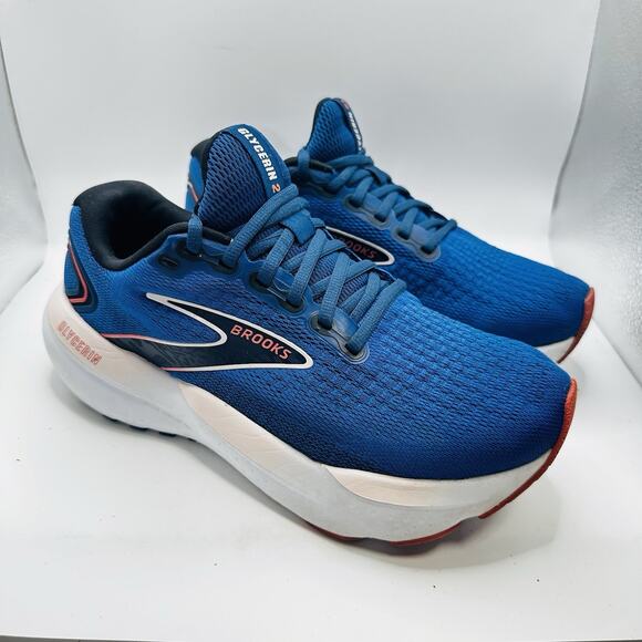 Brooks Glycerin 21 Blue Women’s Running Sneakers Shoes Size 8.5 D (Wide) - Picture 2 of 8